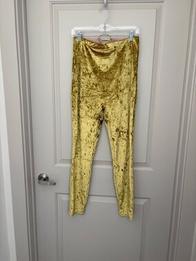 Yitty Legging Womens  Plusshy Shaping High Rise Lizzo Fabletics Gold Size XL